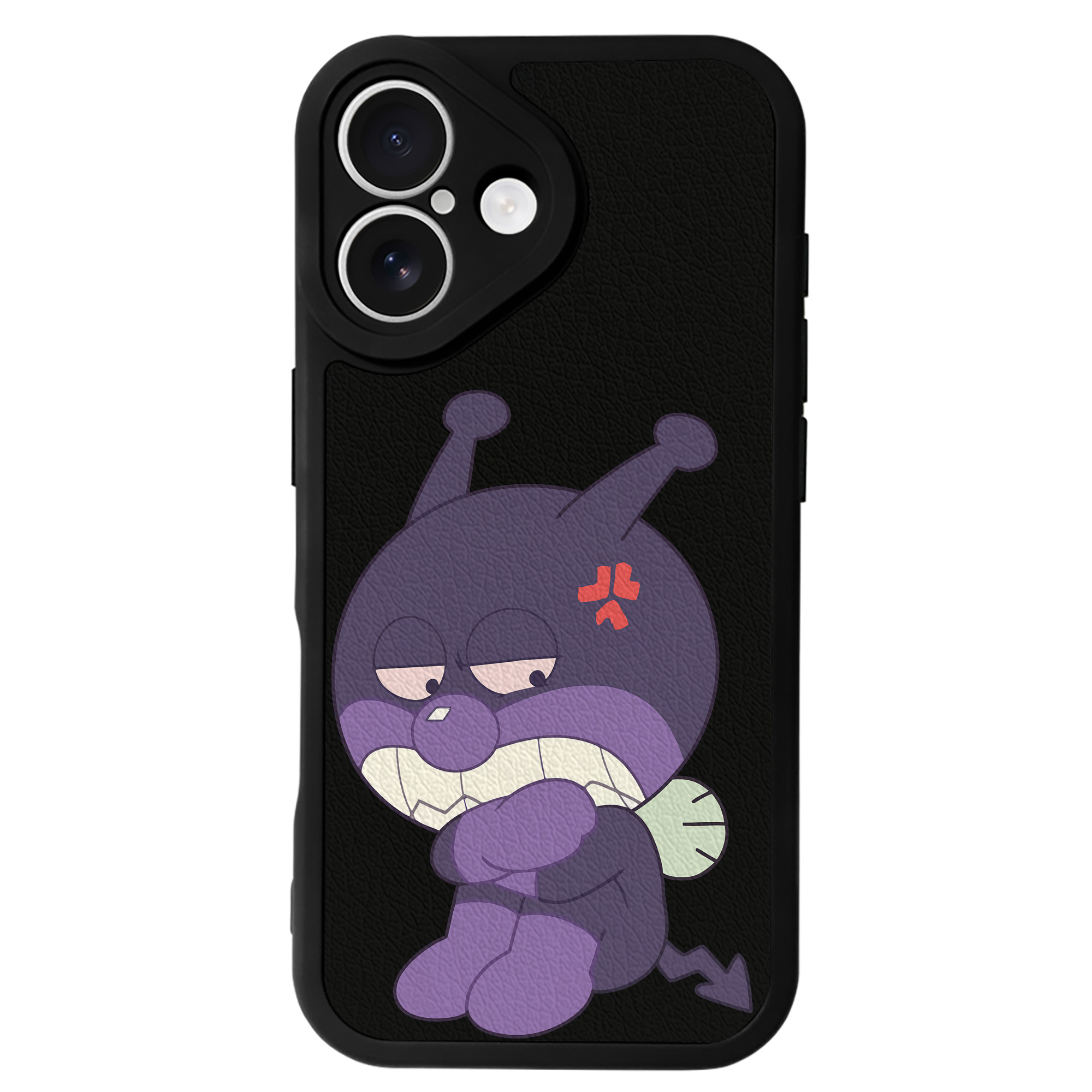 （画像用） アンパンマン Anpanman 【iPhone 16シリーズ対応】シリコンスマホケース（レザー調） 材質：シリコン